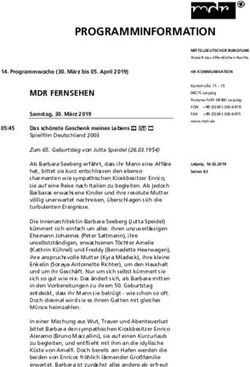 PROGRAMMINFORMATION - MDR.DE