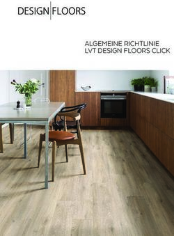 ALGEMEINE RICHTLINIE LVT DESIGN FLOORS CLICK - IVC Group