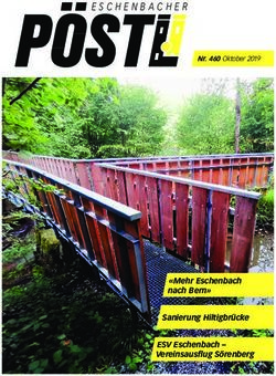 "Mehr Eschenbach nach Bern" Sanierung Hiltigbr&uuml;cke ESV Eschenbach - Vereinsausflug S&ouml;renberg - Nr. 460 Oktober 2019 - Gemeinde Eschenbach-Luzern