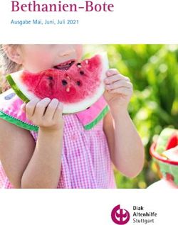 Bethanien-Bote Ausgabe Mai, Juni, Juli 2021 - Diak Altenhilfe Stuttgart
