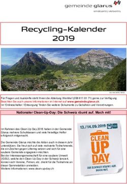 Recycling-Kalender 2019 - Glarus.ch