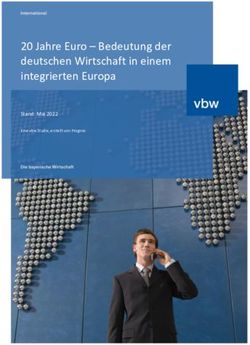 20 Jahre Euro - Bedeutung der deutschen Wirtschaft in einem integrierten Europa - Stand: Mai 2022 - vbw