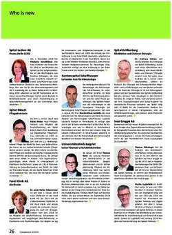 Who is new - Competence | H+ Hospital Forum