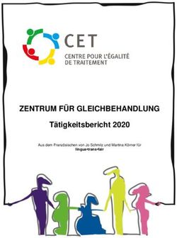 ZENTRUM FÜR GLEICHBEHANDLUNG - Tätigkeitsbericht 2020