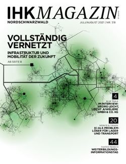 VOLLSTÄNDIG VERNETZT INFRASTRUKTUR UND MOBILITÄT DER ZUKUNFT - IHK24