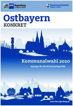 Ostbayern KONKRET - Kommunalwahl 2020 Impulse für die Wirtschaftspolitik - IHK Regensburg