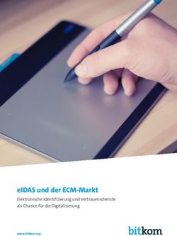 EIDAS und der ECM-Markt - Elektronische Identifizierung und Vertrauensdienste als Chance für die Digitalisierung - Bitkom