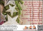 Besinnliche Feiertage und einen guten Start ins neue Jahr 2021! - Hansen|Werbung