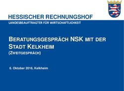 HESSISCHER RECHNUNGSHOF - LANDESBEAUFTRAGTER F&Uuml;R WIRTSCHAFTLICHKEIT BERATUNGSGESPR&Auml;CH NSK MIT DER STADT KELKHEIM