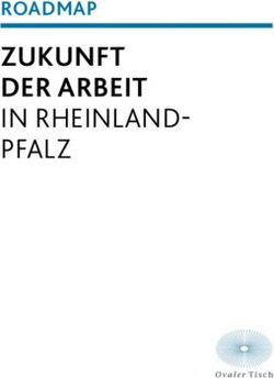 ZUKUNFT DER ARBEIT IN RHEINLAND-PFALZ - ROADMAP