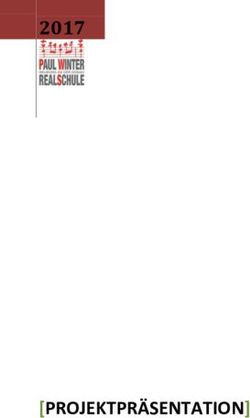 PROJEKTPR&Auml;SENTATION 2017 - Paul-Winter-Realschule