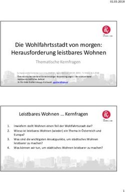 Die Wohlfahrtsstadt von morgen: Herausforderung leistbares Wohnen - TU Wien