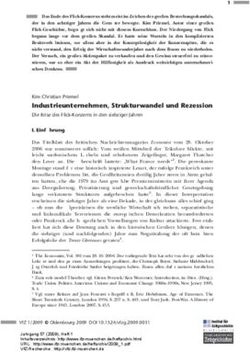 Industrieunternehmen, Strukturwandel und Rezession