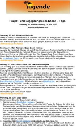 Projekt- und Begegnungsreise Ghana - Togo - Tugende ...