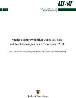 Wieder au&szlig;ergew&ouml;hnlich warm und hei&szlig;, mit Nachwirkungen des Trockenjahrs 2018 - Eine klimatische Einordnung des Jahres 2019 f&uuml;r Baden-W&uuml;rttemberg