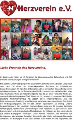 Liebe Freunde des Herzvereins, Herzkinder Bolivien