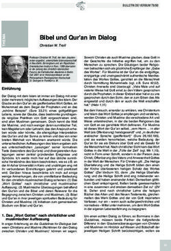 Bibel und Qur'an im Dialog - Christian W. Troll