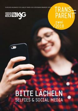 BITTE L&Auml;CHELN SELFIES & SOCIAL MEDIA - zwei /2018 - KJG K&ouml;ln