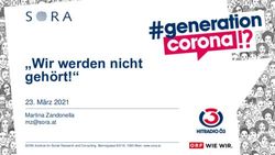 "Wir werden nicht gehört!" - März 2021 Martina Zandonella - SORA ...