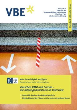 Zwischen KMK und Corona - die Bildungsministerin im Interview - des VBE Rheinland-Pfalz