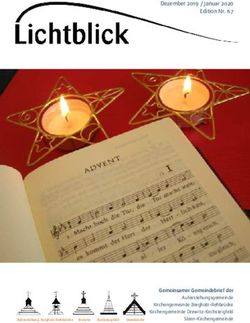 Dezember 2019 / Januar 2020 Edition Nr. 67 - Sternkirche Potsdam