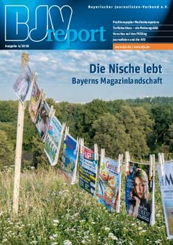 Die Nische lebt Bayerns Magazinlandschaft - Positionspapier Medienkompetenz Tarifabschluss - ein Meinungsbild Vorschau auf den FREItag ...