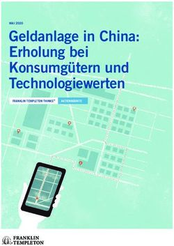 Geldanlage in China: Erholung bei Konsumg&uuml;tern und Technologiewerten - MAI 2020 - AKTIENM&Auml;RKTE