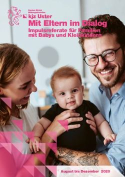 Mit Eltern im Dialog kjz Uster - Flor Gesundheitszentrum