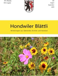 Mitteilungen aus Gemeinde, Kirchen und Vereinen - Foto: A. Friedrich - Gemeinde Hundwil