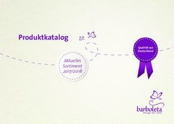 Produktkatalog Aktuelles Sortiment 2017/2018 - Sternentier Bestattung