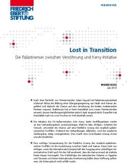 Lost in Transition Die Pal&auml;stinenser zwischen Vers&ouml;hnung und Kerry-Initiative