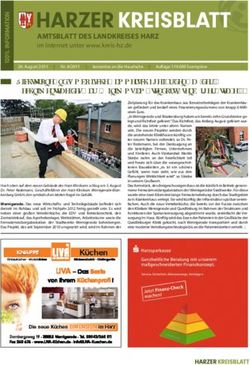AMTSBLATT DES LANDKREISES HARZ - im Internet unter www.kreis-hz.de