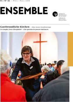 Gastfreundliche Kirchen "Eine innere Grundhaltung" - Reformierte Kirchen Bern ...