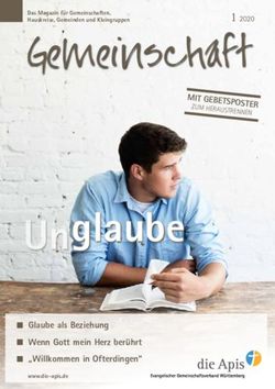 Gemeinschaft - glaube Glaube als Beziehung Wenn Gott mein Herz berührt "Willkommen in Ofterdingen" - Die Apis