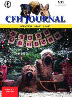 CFH JOURNAL 6/21 BEAUCERON BRIARD PICARD - club für französische hirtenhunde e. V.