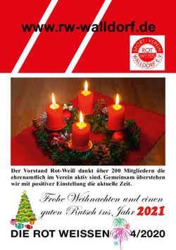 Frohe Weihnachten und einen guten Rutsch ins Jahr 2021 - Rot-Weiss Walldorf