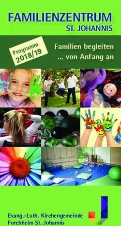FAMILIENZENTRUM ST. JOHANNIS Kirchengemeinde ...