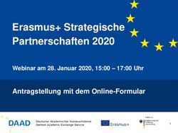 Erasmus+ Strategische Partnerschaften 2020 - Antragstellung mit dem Online-Formular - EU DAAD