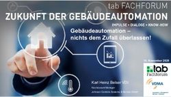 Geb&auml;udeautomation - nichts dem Zufall &uuml;berlassen! - Karl Heinz Belser VDI Key Account Manager Johnson Controls Systems & Service GmbH