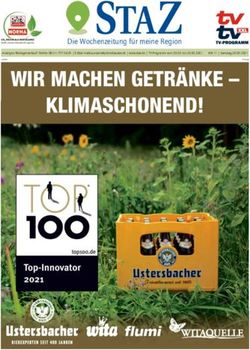 WIR MACHEN GETRÄNKE - KLIMASCHONEND! - Die Wochenzeitung für meine Region - StadtZeitung