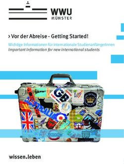 Vor der Abreise - Getting Started! - Wichtige Informationen für internationale StudienanfängerInnen Important Information for new international ...
