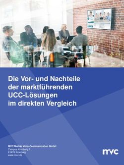 DIE VOR- UND NACHTEILE DER MARKTF&Uuml;HRENDEN UCC-L&Ouml;SUNGEN IM DIREKTEN VERGLEICH - MVC MOBILE VIDEOCOMMUNICATION GMBH