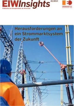EIWInsights 01/2013 Herausforderungen an ein Strommarktsystem der Zukunft