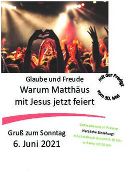 Warum Matth&auml;us mit Jesus jetzt feiert 6. Juni 2021 - Gru&szlig; zum Sonntag