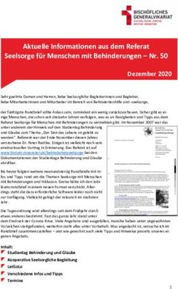 Aktuelle Informationen aus dem Referat Seelsorge f&uuml;r Menschen mit Behinderungen - Nr. 50