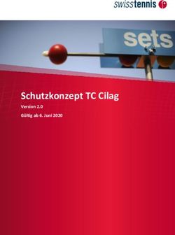 Schutzkonzept TC Cilag - Version 2.0 Gültig ab 6. Juni 2020