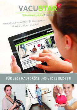 FÜR JEDE HAUSGRÖßE UND JEDES BUDGET! - GESUND UND UMWELTBEWUßT STAUBSAUGEN - ICH HABE MICH ENTSCHIEDEN!