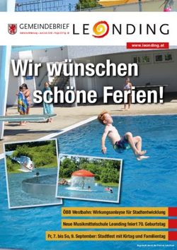 Wir w&uuml;nschen sch&ouml;ne Ferien! - GEMEINDEBRIEF - Stadt Leonding