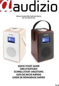 QUICK START GUIDE SNELSTARTGIDS SCHNELLSTART-ANLEITUNG GUÍA DE INICIO RÁPIDO GUIDE DE DÉMARRAGE RAPIDE - V1.0