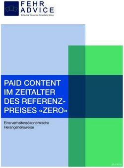 PAID CONTENT IM ZEITALTER DES REFERENZ-PREISES "ZERO" - EINE VERHALTENSÖKONOMISCHE HERANGEHENSWEISE - FEHRADVICE & PARTNERS ...
